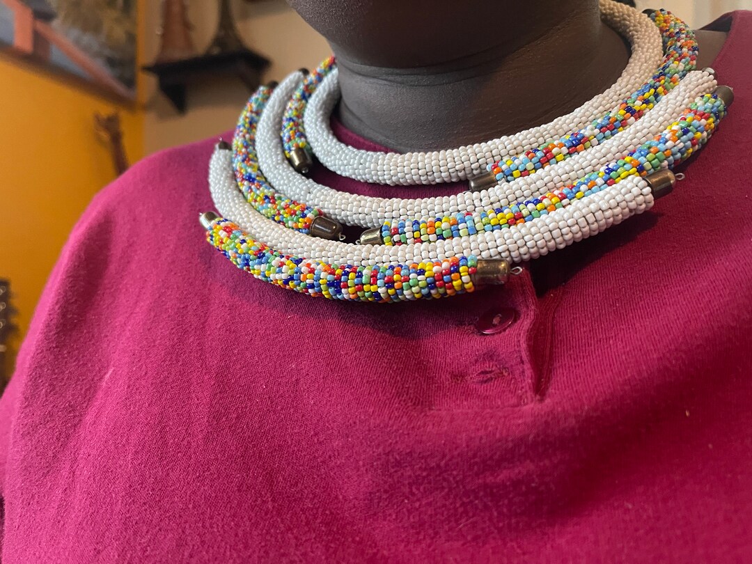 マサイ族のネックレス マサイ族のネックレス - Etsy 日本