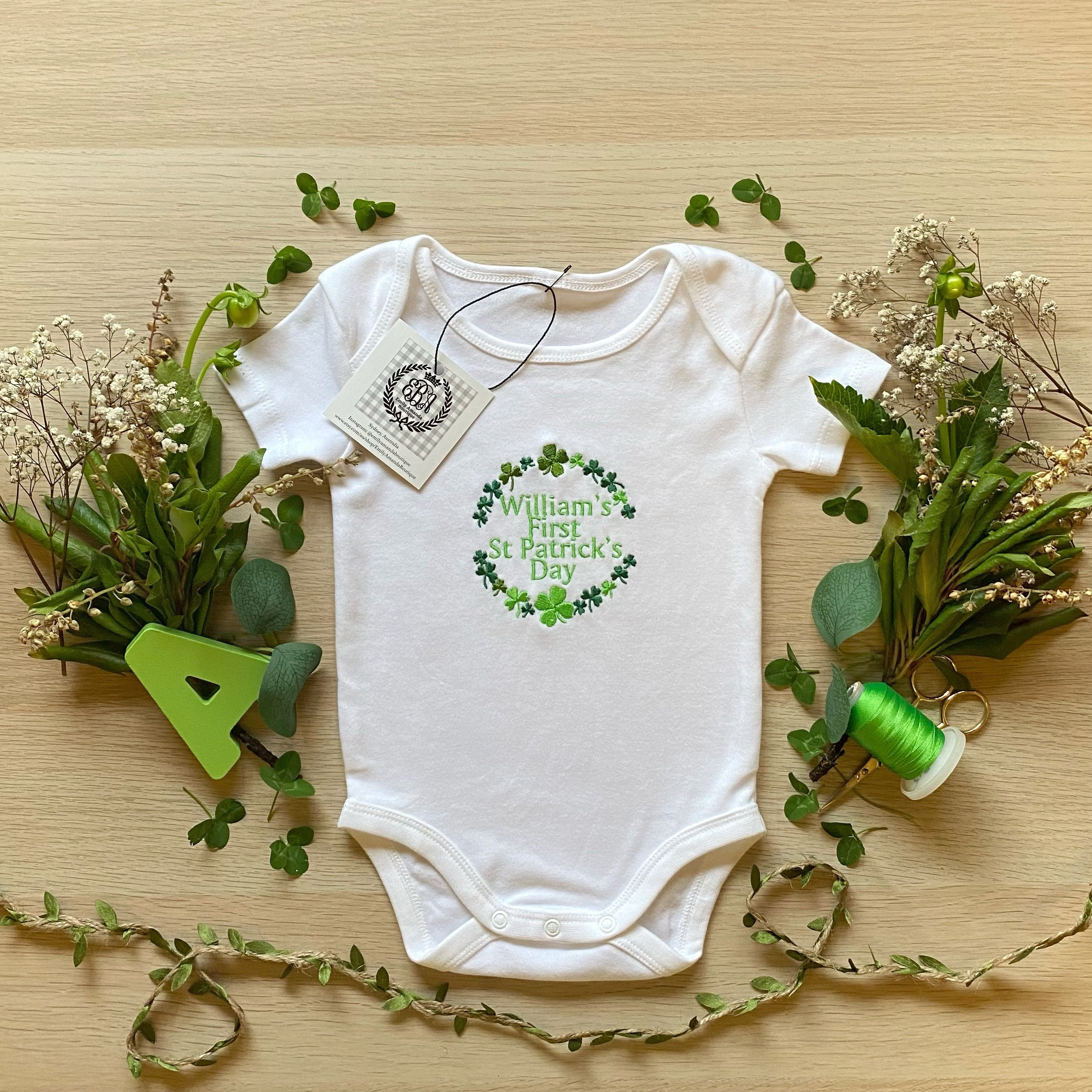 Shamrock Bodysuit Etsy Canada