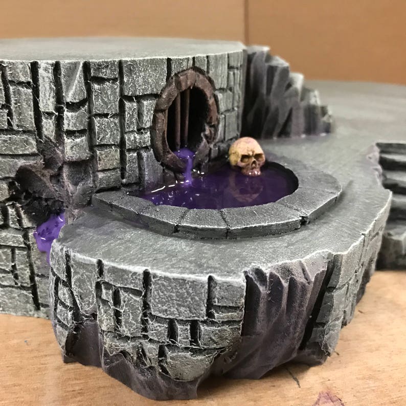 Custom Halloween Village Display Platform Lemax Department Etsy