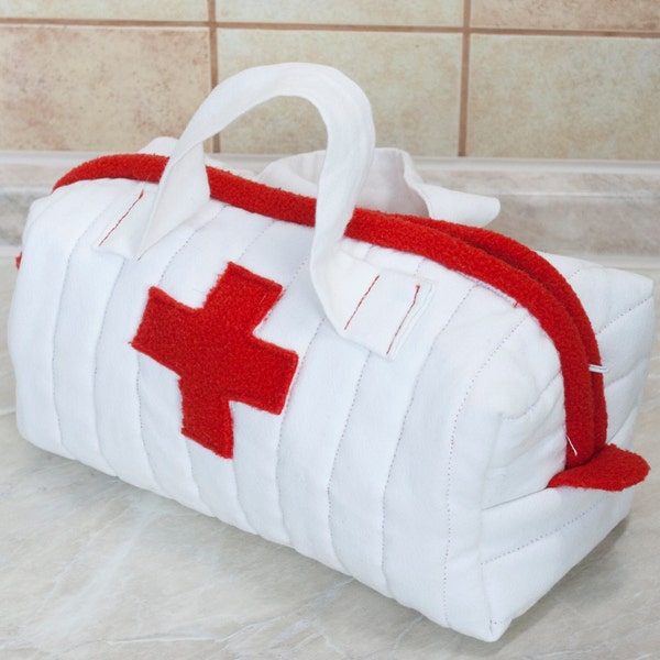 Kids doctor bag / toy medical bag / doctors bag toy / doctor toys