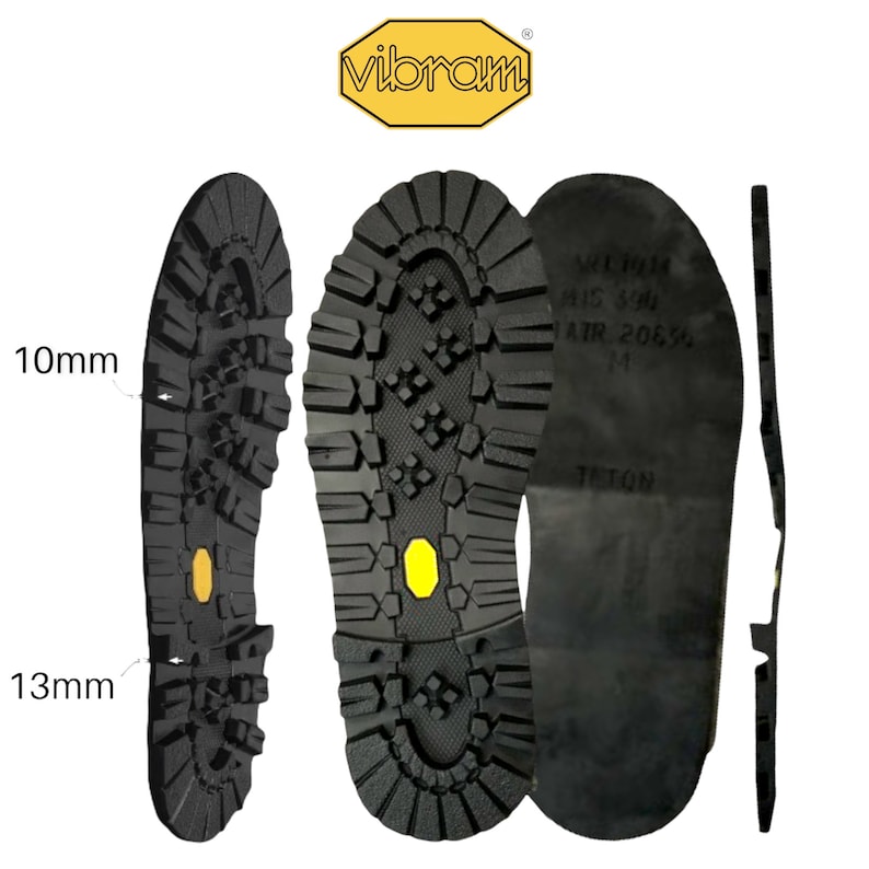 Vibram Sole TETON 1014 for Mens Winter Boots Shoes Etsy