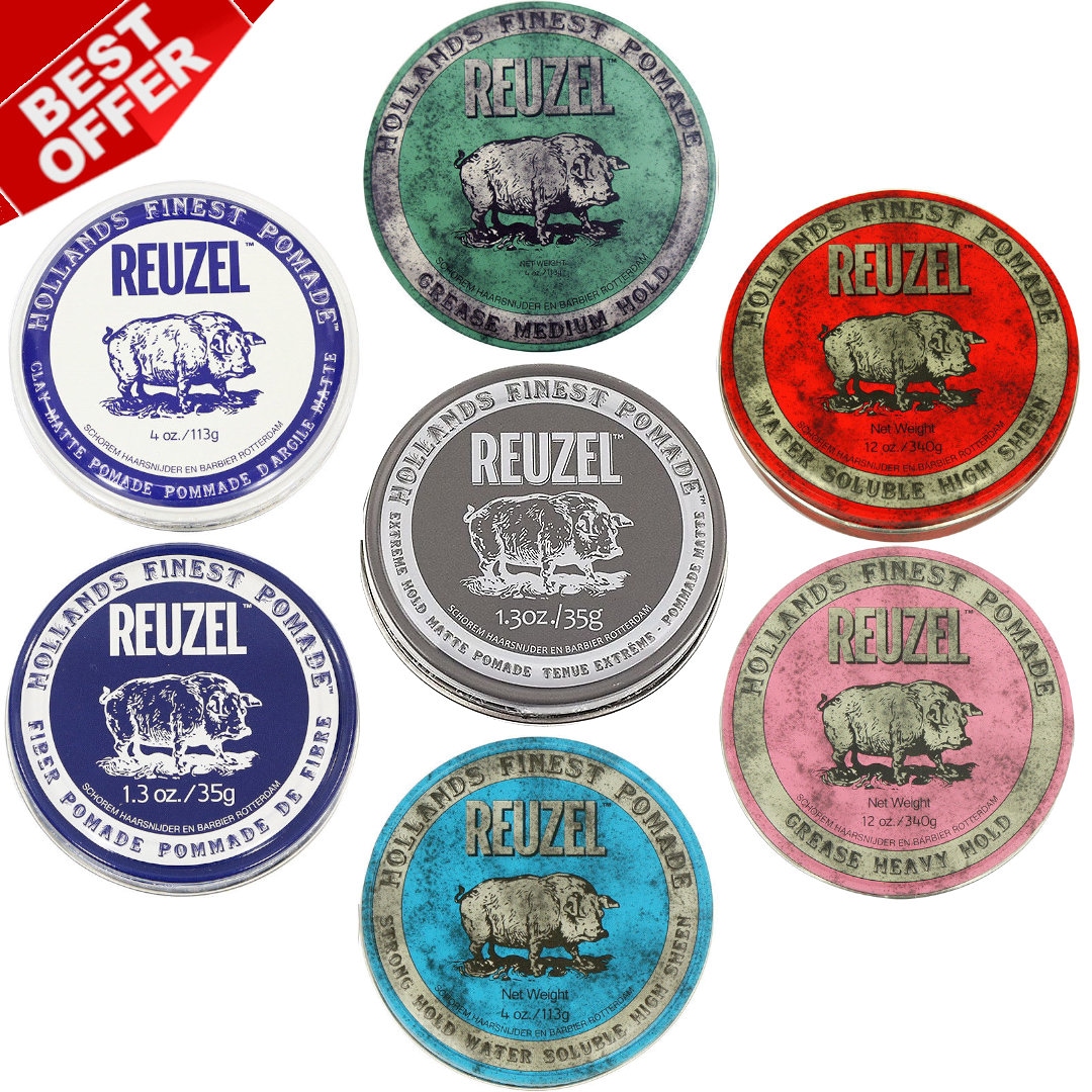 Reuzel Extreme Hold Water Based Matte Pomade 4oz