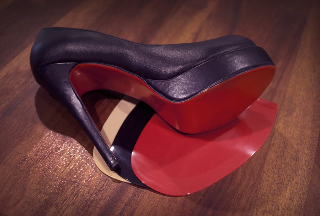 Men's Crystal Clear Red Sole Protector Louboutin Designer Soles  Jordan's Sneaker