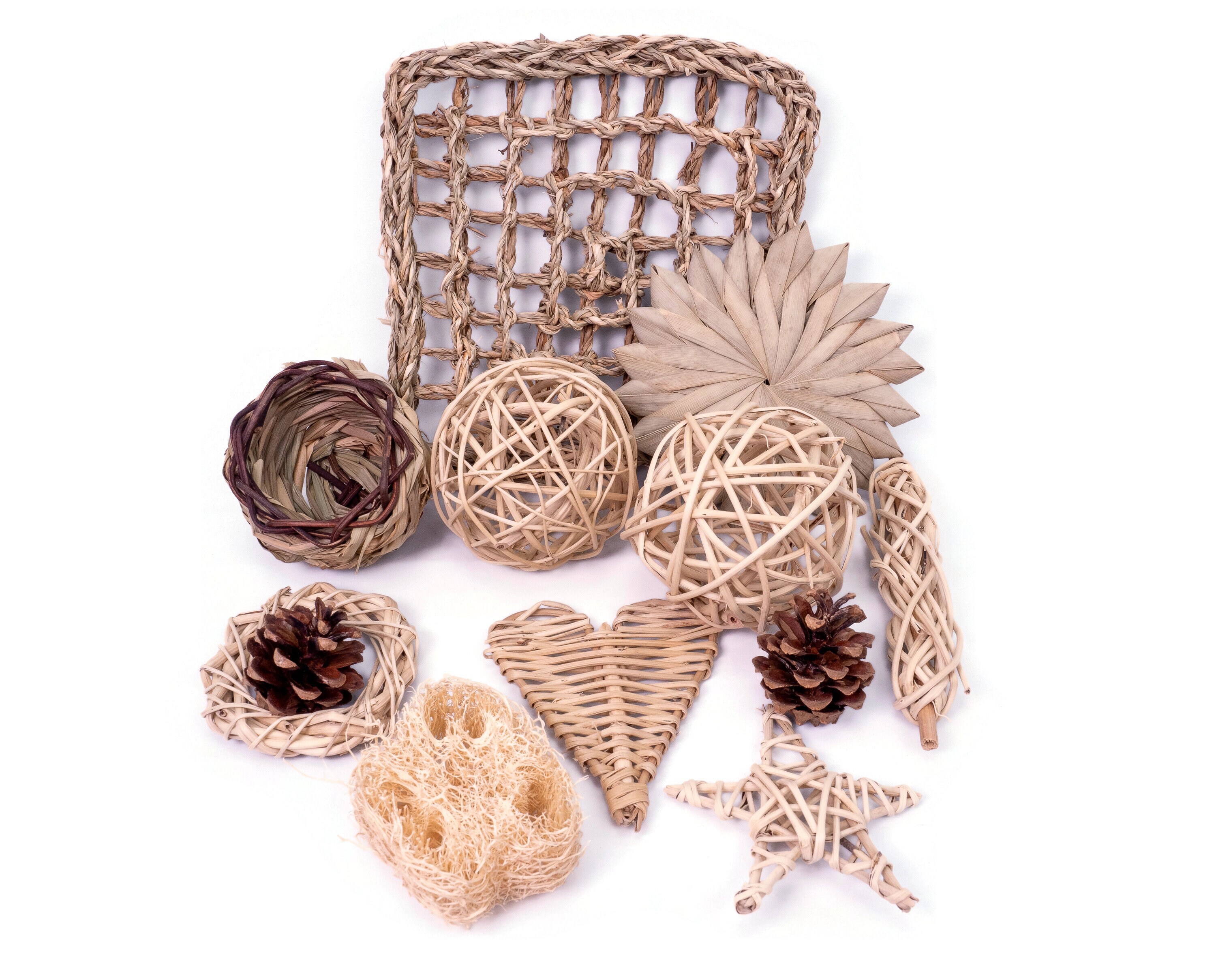 All Natural Sampler Pack - Chew Toy Collection for Bunny Rabbits, Gui…