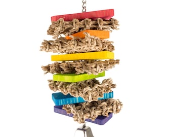 Felicity Wood and Seagrass Toy for Guinea Pigs, Chinchillas and Small Animals