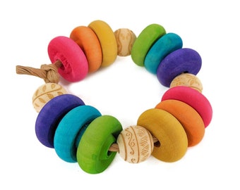 I Heart Rainbows Fling Toy - Toy for Bunny Rabbits