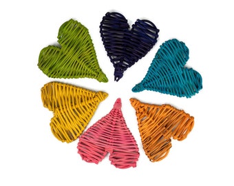 Vine Hearts Set - Willow Chew Toy for Small Pets