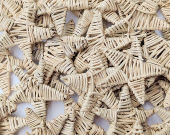 Value Bundle - 24 Wicker Star Chews All Natural - 2 1/2 Inch Chew Toy for Guinea Pigs, Bunny Rabbits, Rats and Chinchillas
