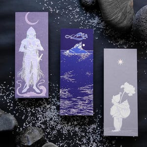 Island Trio - Set di segnalibri laminati