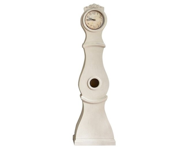 Mora Clock Reproduction in Hand Painted White Etsy