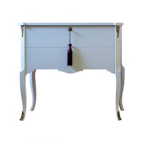 Gustavian Style Commode in Violet Mist Colour Design