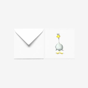 Enten Karte, Grußkarte mit Ente, Geburtstagskarte Kinder, Gratulation, Einladung Kindergeburtstag, Grußkarte Taufe Mädchen