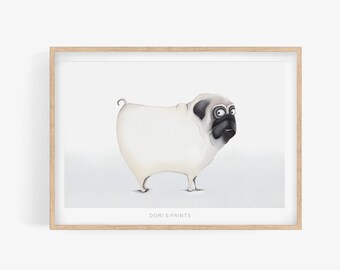 Honey Dew Gifts A Spoiled Pug Lives Here 5 inch by 10 inch Hanging Wood Sign Home Decor Pug Gifts Wall Art Pug Home Decor Honey Dew Gifts A Spoiled Pug Lives Here 5 inch by 10 inch Hanging Wood Sign Home Decor Pug Gifts Wall Art Pug Home Decor