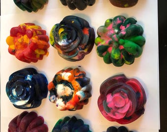 Handmade one of a kind crayons