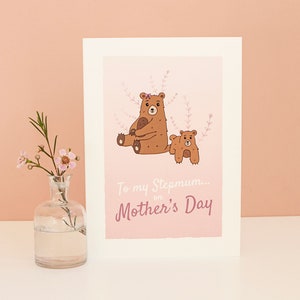 An meine Stiefmutter, Muttertagsgrußkarte, Muttersonntag, Muttertagskarte, Stiefmutter, Stiefmutter, Am Muttertag, Happy Mothers Day