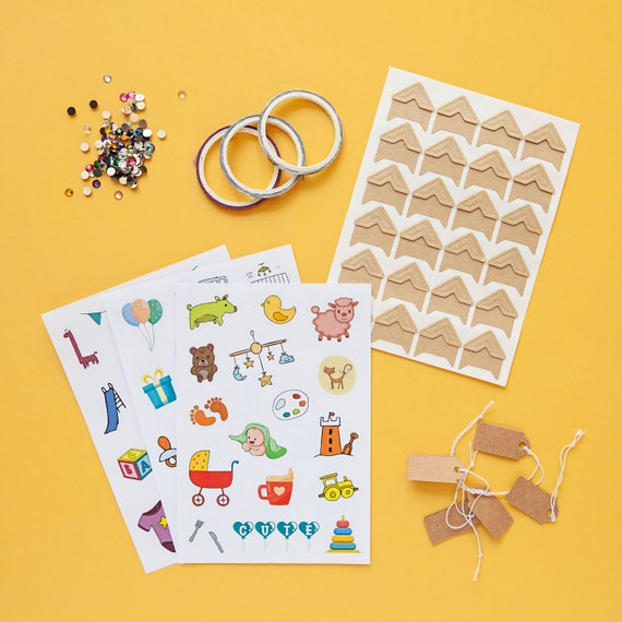 Unisex Baby Scrapbook Stickers