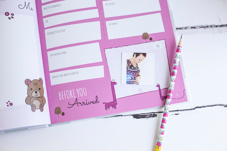 Mommy and Me Baby Memory Book Single Parent Baby Milestone Etsy UK