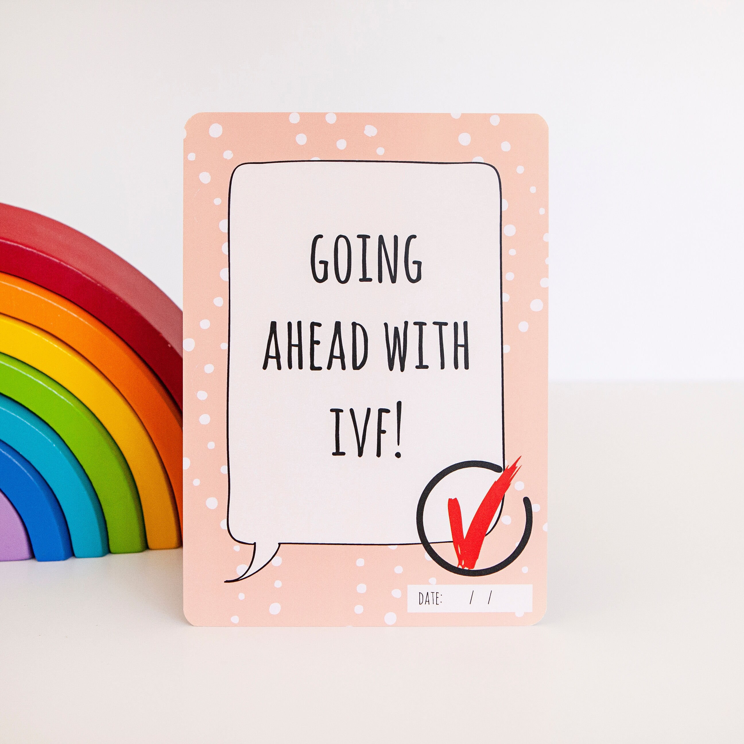 IUI IVF Fertility Journey Milestone Cards, 34 Milestone Cards ...