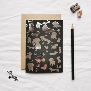 Wurst Hund Karten | Satz von 6 Wurst Hund Mama Karten | Dackel Karte Geschenk-Set | Hundekarte Set | Hund Mama Geschenk