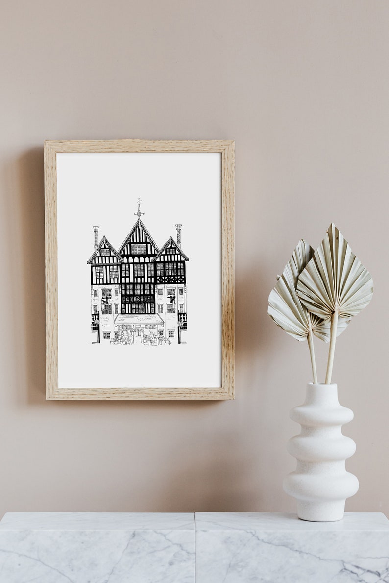 Iconic Liberty of London Wall Art Print | Liberty of London ...