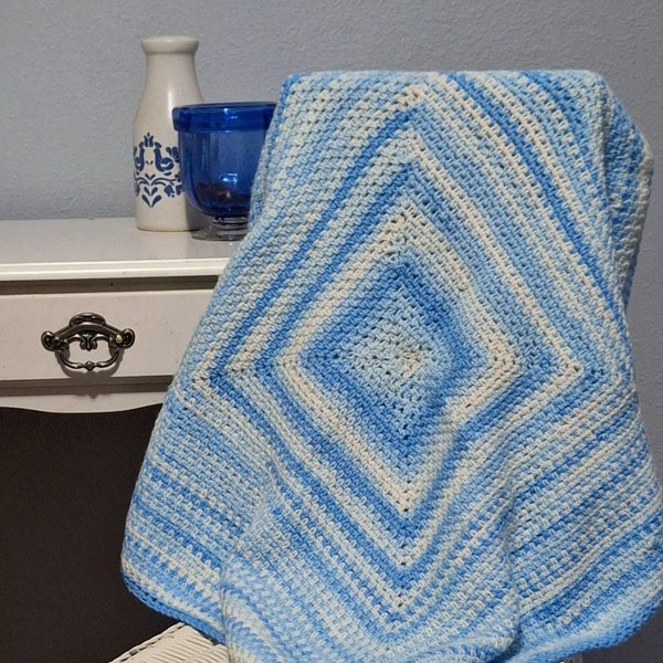 Baby Blanket - Square Baby Bluebird Days