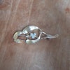 Superbe Broche Ancienne Argent Massif Et Marcassites – Fer à Cheval France