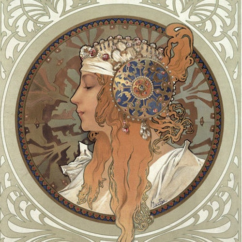 Broche Art Nouveau Ancienne Plaquée Or, Avec Fleurs Et Perle – Style Vintage
