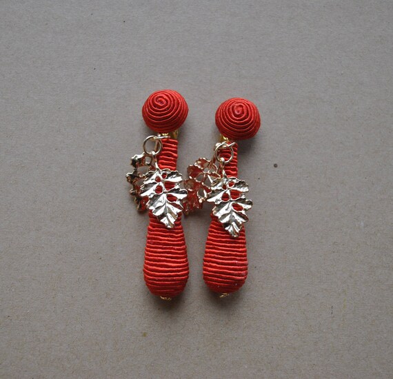 christmas novelty clip on earrings