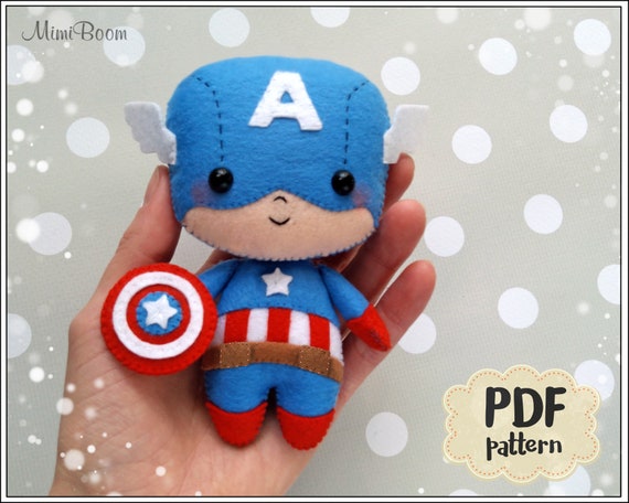 captain america stuffed toy