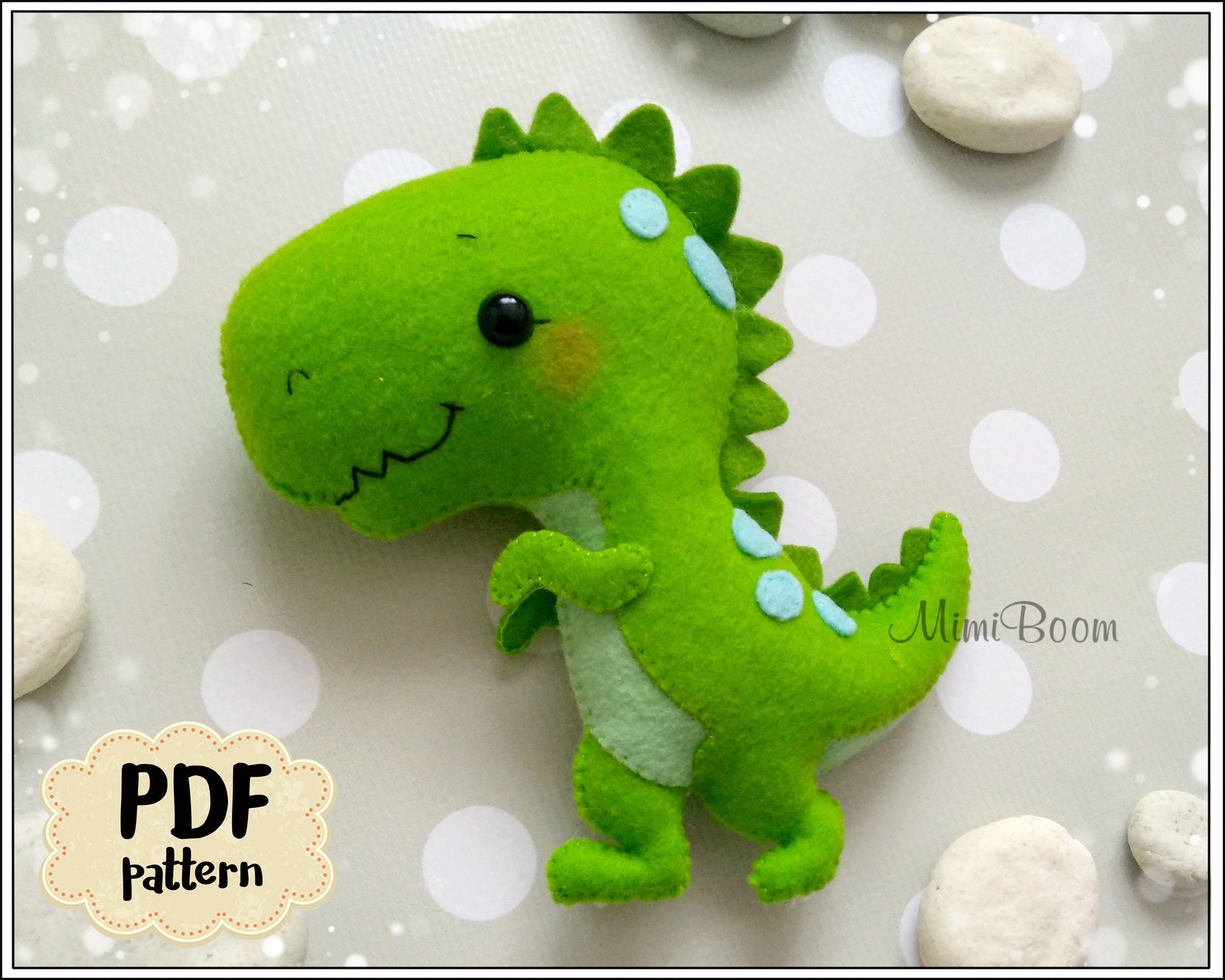 Felt Pattern Dinosaur Easy PDF Pattern Dinosaur Felt Sewing Etsy Espa a Felt Pattern Dinosaur Easy PDF Pattern Dinosaur Felt Sewing Etsy Espa a