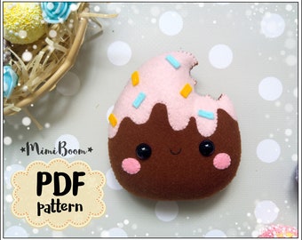 Easter egg pattern Easter chocolate egg pattern Easter ornament pattern Easter eggs PDF pattern Sweet egg Easter pattern Easy sewing pattern