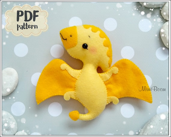 dinosaur sewing pattern pdf