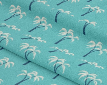 Palm Tree Fabric by Laura_May_Designs - tropical palm print- Cotton/ Polyester/ Jersey/ Canvas/ Digital Printed