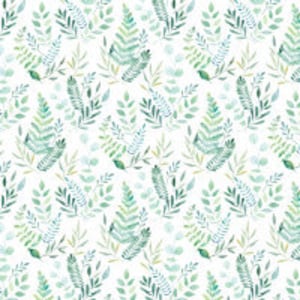 FRESH FOREST fabric - by Gingerlique - Cotton/ Polyester/ Jersey/ Canvas/ Digital Printed