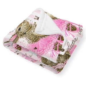 Princess Bunny Baby Blanket