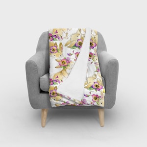 Cartoon Bunny Bed Deken