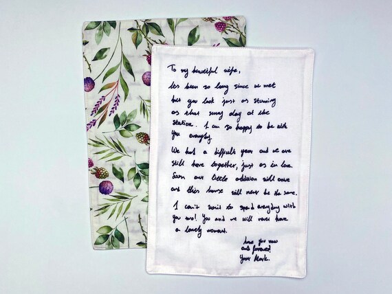 Berries design by Kate_Rina Fabric Keepsake Letter