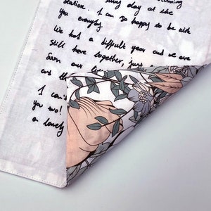 Fabric Keepsake Letter - Flores dibujadas a mano y elementos florales 004 diseño de Bluelela