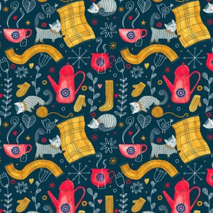 Pattern 71 Hygge - Cosy Winter fabric by IreneSilvino- Cotton/ Polyester/ Jersey/ Canvas/ Digital Printed