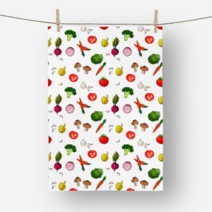 Vegetables Tea Towel