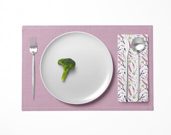 Lavender Sprays Dinner Napkin