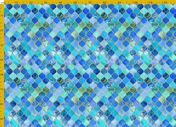 Society6 ケース Cobalt Blue, Aqua & Gold Decorative Moroccan Cobalt Blue, Aqua & Gold Decorative Moroccan Tile Pattern
