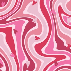 Marble Hearts - Pink by Trendywoosdesigns - halloween - Cotton/ Polyester/ Jersey/ Canvas/ Digital Printed