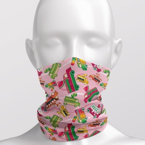 Topsy Turvy Frutalicious Ice Cream Trucks - Fruit Popsicles Pink Junior Snood 6-14 years