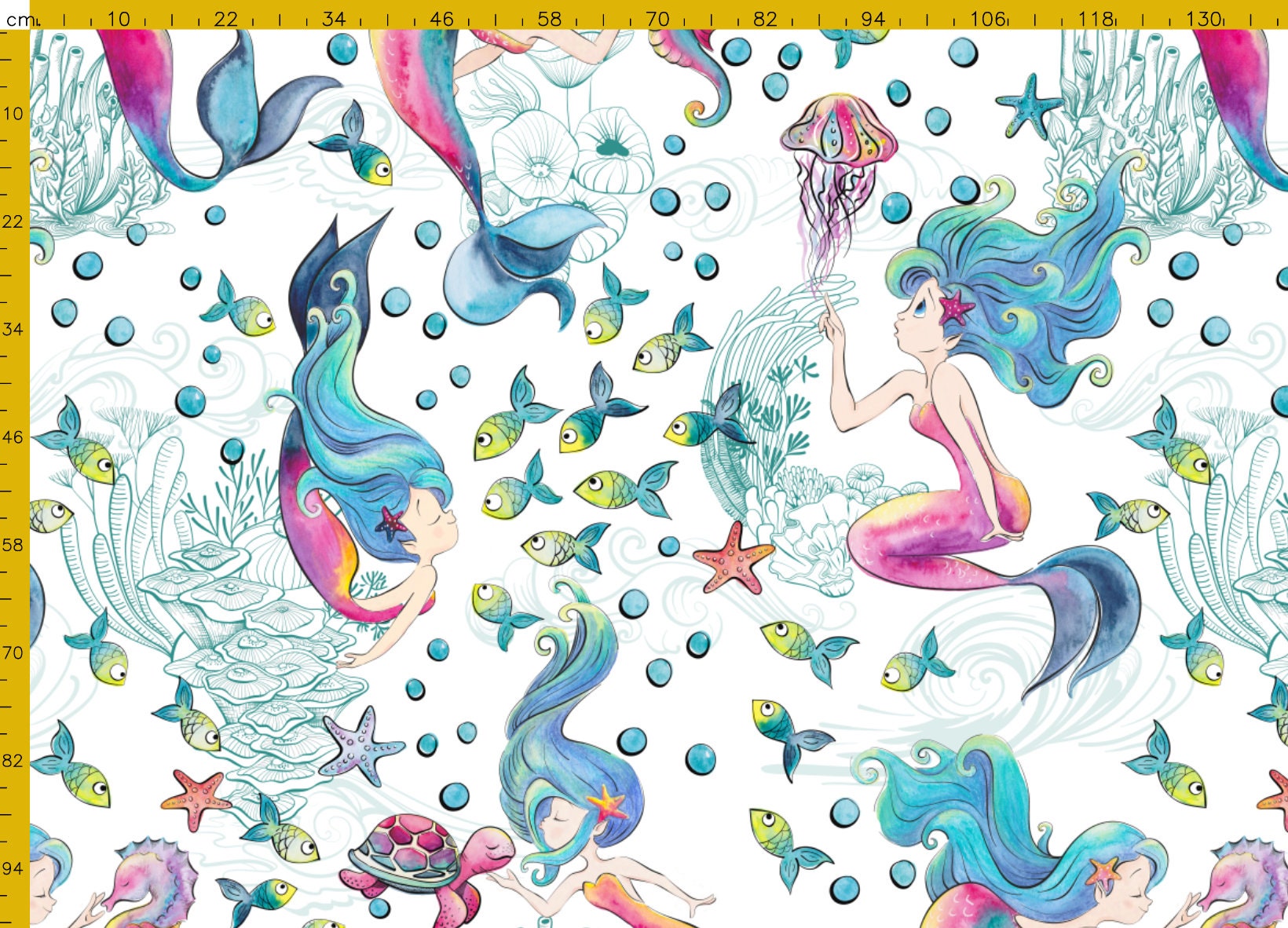Flocage sur textile – Mermaid Graphism