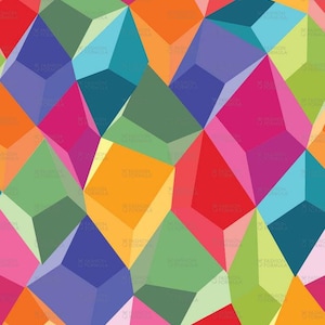 Geo Ornamentals Boxes fabric by Samossie - Cotton/ Polyester/ Jersey/ Canvas/ Digital Printed