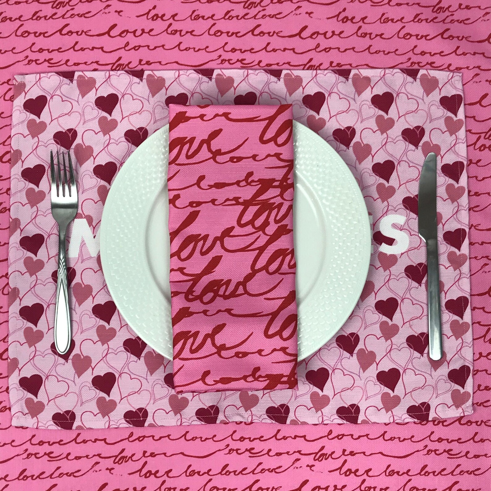 Personalised Valentines Day Placemat Etsy Israel