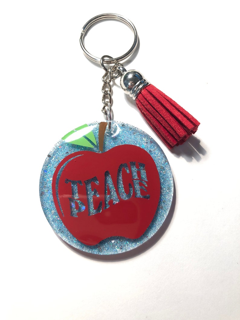 Teach Peace acrylic keychain acrylic keychain teacher gift