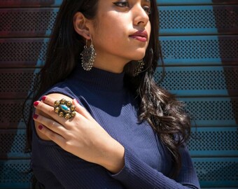 Vintage Afghan finger ring
