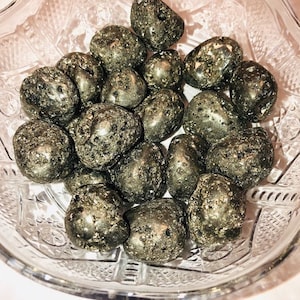 Tumbled Pyrite; M/L, aka Fool&#39;s Gold